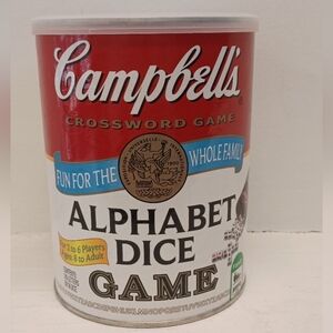 Campbell’s 2011 Crossword Alphabet Dice Game Family Fun Game Night